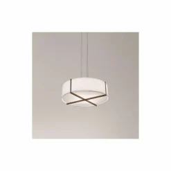 Cerno Plura 36" Wide Walnut LED Pendant Light