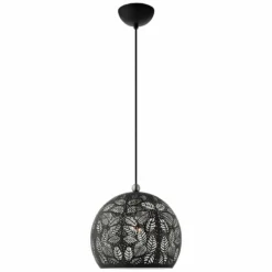 Chantily 11 3/4" Wide Black Metal Globe Mini Pendant Light