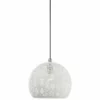 Chantily 11 3/4" Wide White Metal Globe Mini Pendant Light -Outlet The Radiantix Store chantily 11 and three quarter inch wide white metal globe mini pendant light 84r40