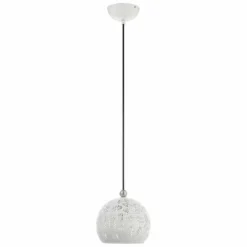 Chantily 8" Wide White Metal Globe Mini Pendant Light -Outlet The Radiantix Store chantily 8 inch wide white metal globe mini pendant light 84r38views1
