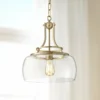Charleston 13 1/2" Wide Brass LED Pendant Light -Outlet The Radiantix Store charleston 13 and one half inch wide brass led pendant light 67v81cropped