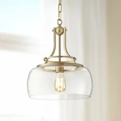 Charleston 13 1/2" Wide Brass LED Pendant Light