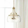 Charleston 16" Wide Warm Gold 3-Light LED Luxe Pendant Light -Outlet The Radiantix Store charleston 16 inch wide warm gold 3 light led luxe pendant light 67v80cropped