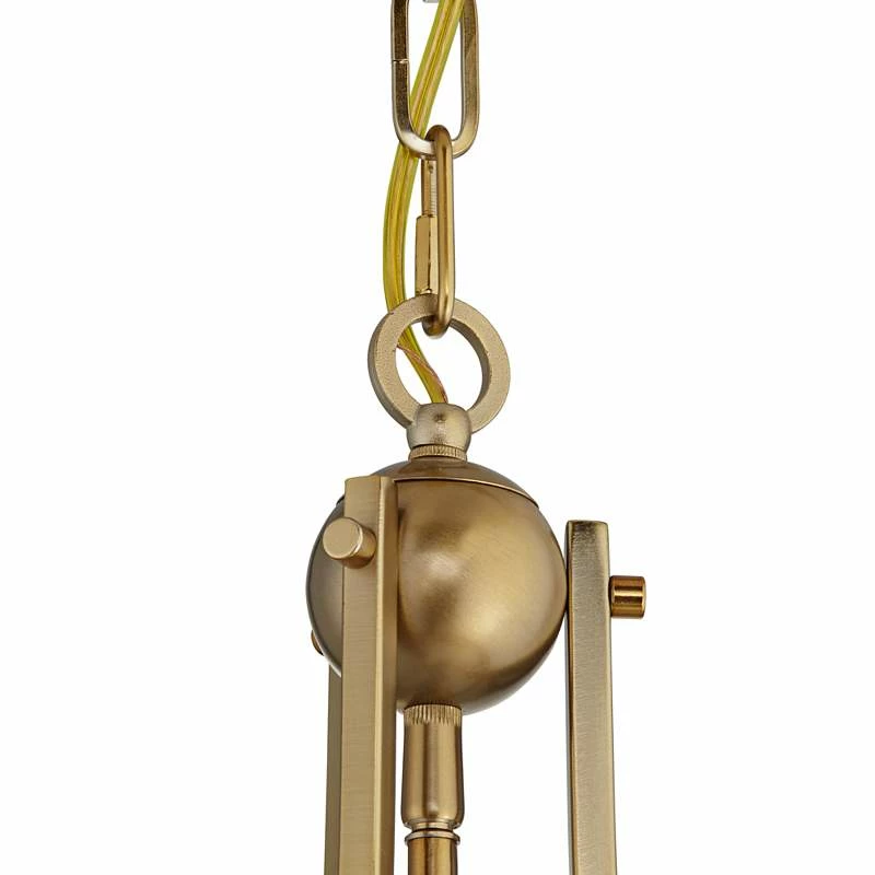 Charleston 16" Wide Warm Gold 3-Light LED Luxe Pendant Light 6 Charleston 16" Wide Warm Gold 3-Light LED Luxe Pendant Light - Image 4