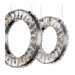 Charm 20 1/2" Wide Chrome LED Kitchen Island Light Pendant -Outlet The Radiantix Store charm 20 and one half inch wide chrome led kitchen island light pendant 59h75views1