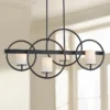Cirque 40" Wide Matte Black 40-Light Island Chandelier 2 Cirque 40" Wide Matte Black 40-Light Island Chandelier -Outlet The Radiantix Store cirque 40 inch wide matte black 40 light island chandelier 860h1cropped