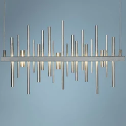 Cityscape 25 1/2"W Steel LED Kitchen Island Light Pendant