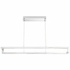 Outlet The Radiantix Store -Outlet The Radiantix Store clinton 39 and one quarter inch wide chrome led kitchen island light pendant 79a54