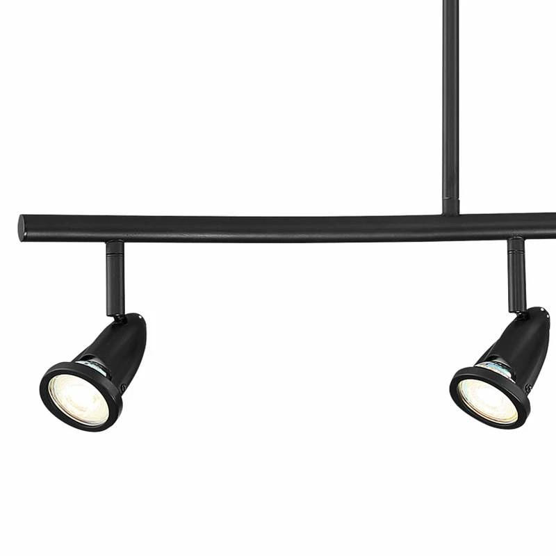 Cobra 27" Wide Black 3-Light LED Island Pendant 5 Cobra 27" Wide Black 3-Light LED Island Pendant - Image 3