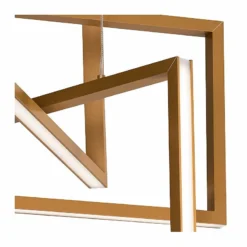 AFX Cole 24" Wide Gold 3-Light LED Pendant Light -Outlet The Radiantix Store cole 24 inch wide gold 3 light led pendant light 94e47views1