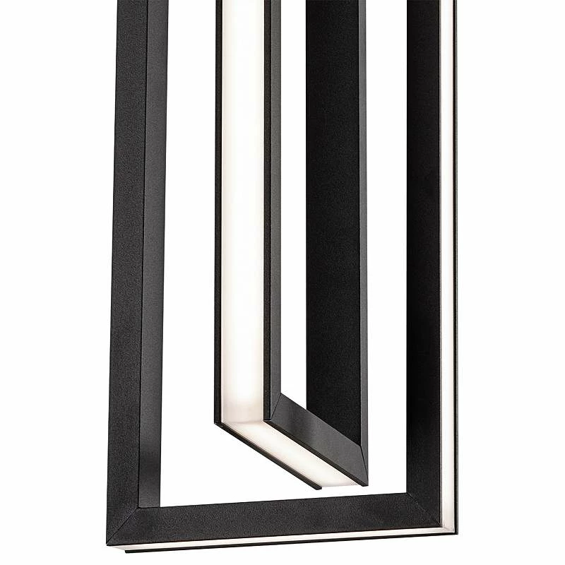 AFX Cole 6" Wide Black 2-Light LED Mini Pendant Light 5 AFX Cole 6" Wide Black 2-Light LED Mini Pendant Light - Image 3