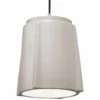 Compass 8" Wide Matte White Ceramic LED Mini Pendant Light