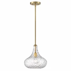 Cora 11" Wide Plated Gold Hammered Glass Mini Pendant -Outlet The Radiantix Store cora 11 inch wide plated gold hammered glass mini pendant 077d0views3