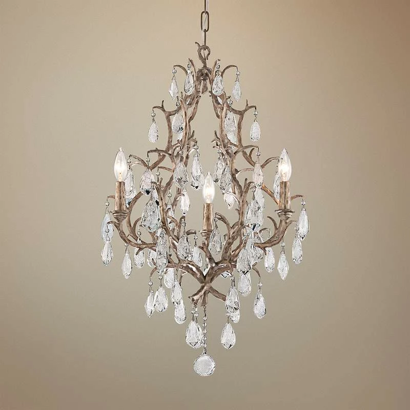Corbett Amadeus 20" Wide Vienna Bronze 3-Light Chandelier 3 Corbett Amadeus 20" Wide Vienna Bronze 3-Light Chandelier