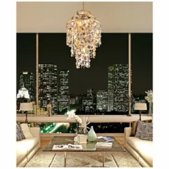 Corbett Ambrosia 32"W Gold And Silver Leaf Pendant -Outlet The Radiantix Store corbett ambrosia 32 inchw gold and silver leaf pendant 9m177views1