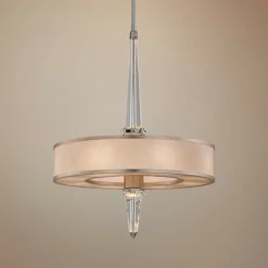 Corbett Harlow 34" Wide Silver Leaf Pendant LED Light