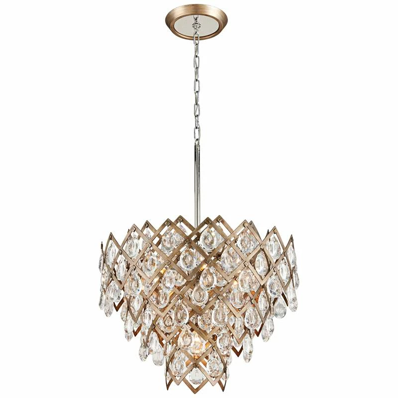 Corbett Tiara 25 3/4" Wide Vienna Bronze Pendant Light 5 Corbett Tiara 25 3/4" Wide Vienna Bronze Pendant Light - Image 3