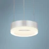 Corona Ring 6"W Satin Aluminum LED Mini Pendant -Outlet The Radiantix Store corona ring 6 inchw satin aluminum led mini pendant 7y105cropped