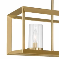 Cove Point 34 1/2"W Soft Gold 4-Light Island Chandelier -Outlet The Radiantix Store cove point 34 and one half inchw soft gold 4 light island chandelier 341k0views1