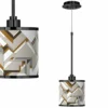 Craftsman Mosaic Giclee Black Mini Pendant Light -Outlet The Radiantix Store craftsman mosaic giclee black mini pendant light 715n6cropped