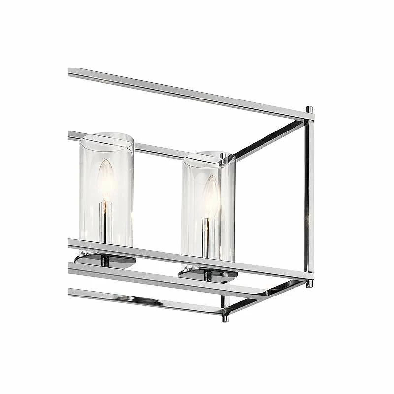 Crosby 41 1/4" Wide Chrome Kitchen Island Light Chandelier 5 Crosby 41 1/4" Wide Chrome Kitchen Island Light Chandelier - Image 3