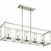 Crosby 41 1/4" Wide Nickel Kitchen Island Light Chandelier 2 Crosby 41 1/4" Wide Nickel Kitchen Island Light Chandelier -Outlet The Radiantix Store crosby 41 and one quarter inch wide nickel kitchen island light chandelier 41e23