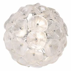 Crystal Blossom 20"W 12-Light Pendant Chandelier -Outlet The Radiantix Store crystal blossom 20 inchw 12 light pendant chandelier 34617views2