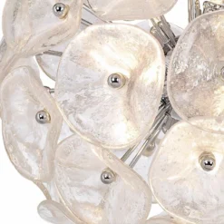 Crystal Blossom 20"W 12-Light Pendant Chandelier -Outlet The Radiantix Store crystal blossom 20 inchw 12 light pendant chandelier 34617views3