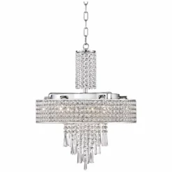Crystal Cascade 19 1/2" Wide Crystal Pendant Chandelier 10 Crystal Cascade 19 1/2" Wide Crystal Pendant Chandelier -Outlet The Radiantix Store crystal cascade 19 and one half inch wide crystal pendant chandelier 6d911views1