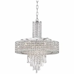 Crystal Cascade 19 1/2" Wide Crystal Pendant Chandelier 11 Crystal Cascade 19 1/2" Wide Crystal Pendant Chandelier -Outlet The Radiantix Store crystal cascade 19 and one half inch wide crystal pendant chandelier 6d911views2