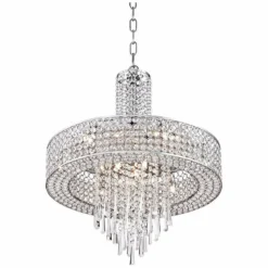 Crystal Cascade 19 1/2" Wide Crystal Pendant Chandelier 12 Crystal Cascade 19 1/2" Wide Crystal Pendant Chandelier -Outlet The Radiantix Store crystal cascade 19 and one half inch wide crystal pendant chandelier 6d911views3