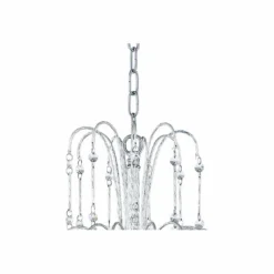 Crystal Rain 28" Wide 6-Light Halogen Crystal Chandelier -Outlet The Radiantix Store crystal rain 28 inch wide 6 light halogen crystal chandelier m7013views2