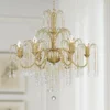 Crystal Rain 30" Wide Soft Gold Crystal 6-Light Chandelier -Outlet The Radiantix Store crystal rain 30 inch wide soft gold crystal 6 light chandelier 678a1cropped