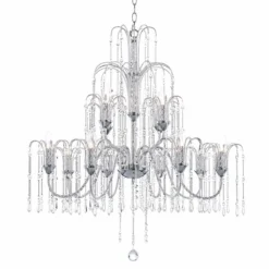 Crystal Rain Collection 33" Wide Large Crystal Chandelier 9 Crystal Rain Collection 33" Wide Large Crystal Chandelier -Outlet The Radiantix Store crystal rain collection 33 inch wide large crystal chandelier r4677views1