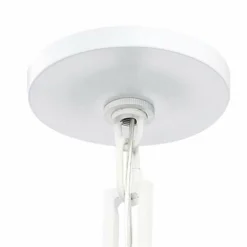 Crystorama Alston 12" Wide Matte White 1-Lt Cylinder Mini Chandelier -Outlet The Radiantix Store crystorama alston 12 inch wide matte white 1 lt cylinder mini chandelier 80a57views2