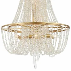 Crystorama Arcadia 24" Wide Antique Gold Crystal Chandelier -Outlet The Radiantix Store crystorama arcadia 24 inch wide antique gold crystal chandelier 99x05views1