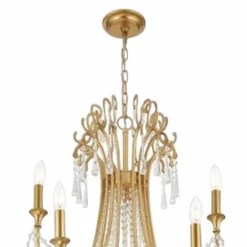 Crystorama Arcadia 46 1/4"W Antique Gold 15-Light Chandelier -Outlet The Radiantix Store crystorama arcadia 46 and one quarter inchw antique gold 15 light chandelier 99x14views2