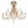 Crystorama Arcadia 61" Wide Antique Gold 28-Light Chandelier -Outlet The Radiantix Store crystorama arcadia 61 inch wide antique gold 28 light chandelier 99x28