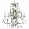 Crystorama Ashton 25 1/2"W Olde Silver 9-Light Chandelier