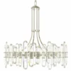 Crystorama Bolton 31"W Polished Nickel 12-Light Crystal Chandelier