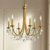 Crystorama Bridgehampton 26"W Antique Gold 6-Light Crystal Chandelier -Outlet The Radiantix Store crystorama bridgehampton 26 inchw antique gold 6 light crystal chandelier 444f1cropped