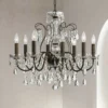 Crystorama Butler 25 1/2" W English Bronze 8-Light Crystal Chandelier -Outlet The Radiantix Store crystorama butler 25 and one half inch w english bronze 8 light crystal chandelier 947e1cropped