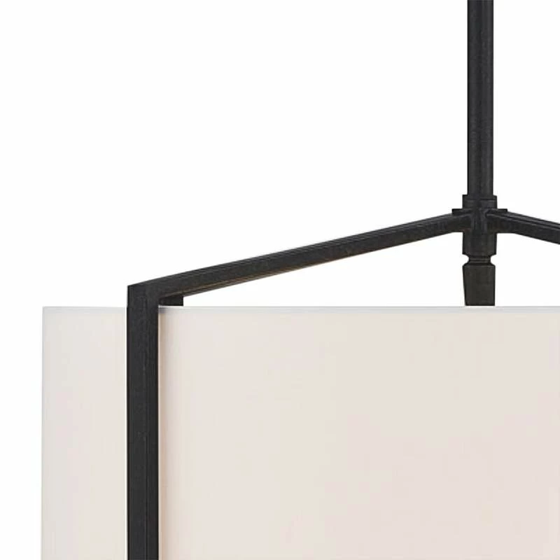 Crystorama Carlyn 16" Wide Black Steel Drum Pendant Light 4 Crystorama Carlyn 16" Wide Black Steel Drum Pendant Light - Image 2