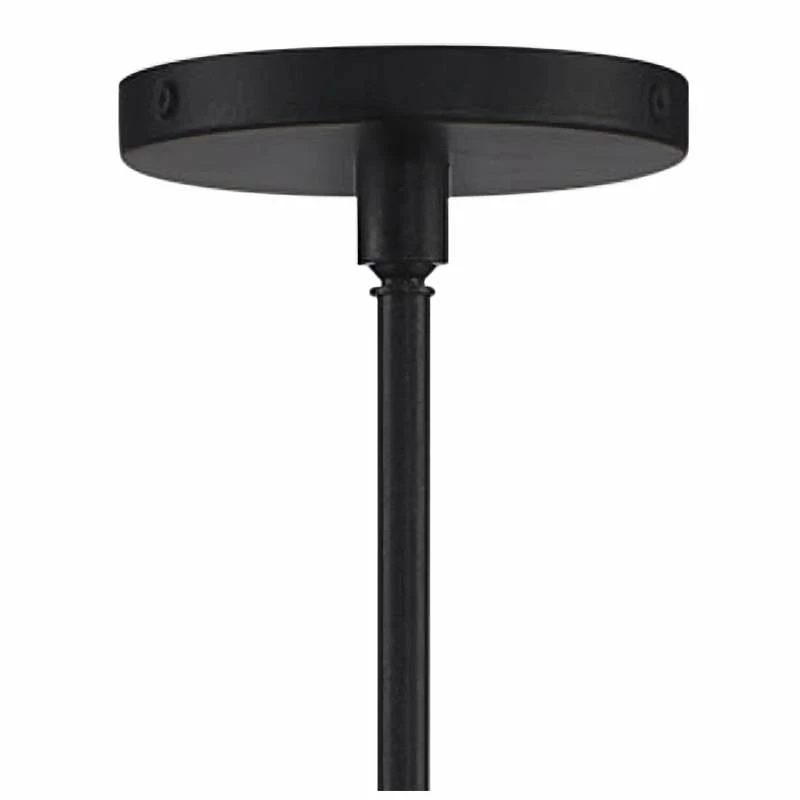 Crystorama Carlyn 16" Wide Black Steel Drum Pendant Light 5 Crystorama Carlyn 16" Wide Black Steel Drum Pendant Light - Image 3