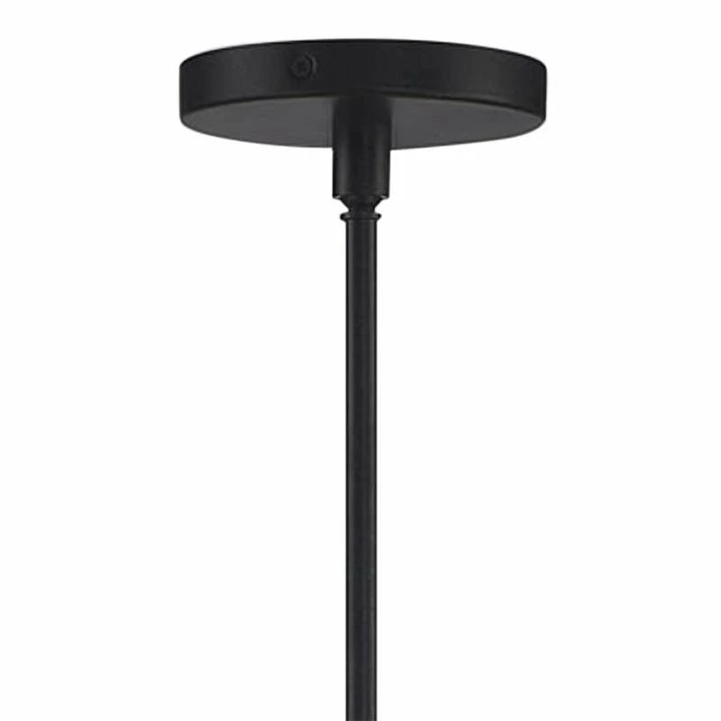 Crystorama Carlyn 24" Wide Black Steel Drum Pendant Light 5 Crystorama Carlyn 24" Wide Black Steel Drum Pendant Light - Image 3