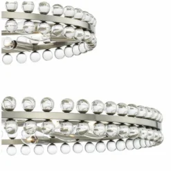 Crystorama Clover 40" Wide Brushed Nickel 2-Tier Chandelier -Outlet The Radiantix Store crystorama clover 40 inch wide brushed nickel 2 tier chandelier 63h76views1