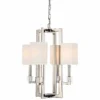 Crystorama Dixon 18 1/2" Wide Polished Nickel Chandelier -Outlet The Radiantix Store crystorama dixon 18 and one half inch wide polished nickel chandelier 1p572