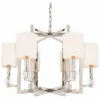 Crystorama Dixon 28 1/2" Wide Polished Nickel Chandelier -Outlet The Radiantix Store crystorama dixon 28 and one half inch wide polished nickel chandelier 1p581