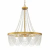 Crystorama Fiona 27" Wide Antique Gold 4-Light Chandelier -Outlet The Radiantix Store crystorama fiona 27 inch wide antique gold 4 light chandelier 83f43