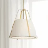 Crystorama Fulton 20" Wide Antique Gold Metal Pendant Light